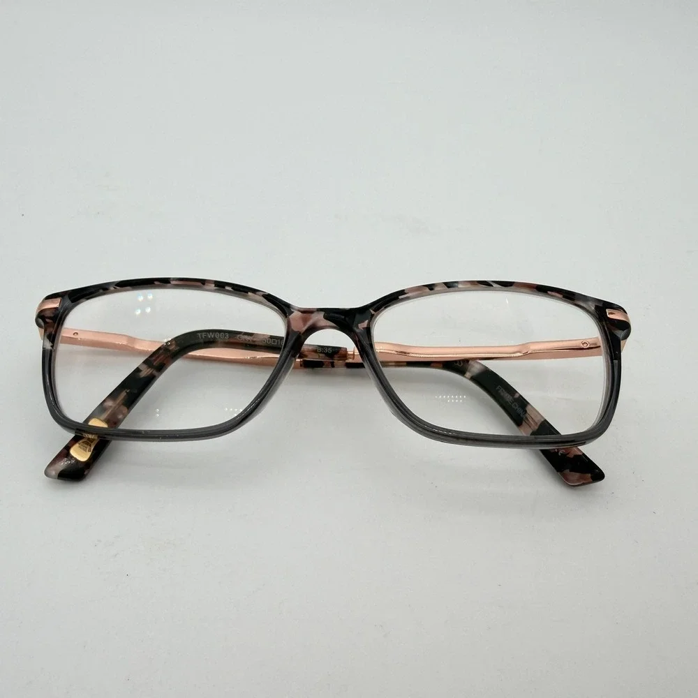 Ted Baker TFW003 GRY Women's Eyeglass Frames Tortoise Rose Gold 50□14